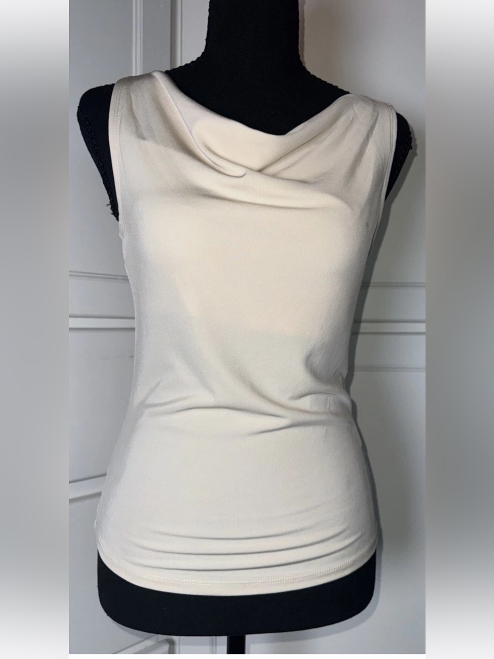 WAYF Women’s Small Parchment Cowl Neck Sleeveless Top NWT Nordstrom